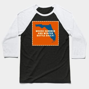 Sunshine State Serenity: Florida Quote Collection Baseball T-Shirt